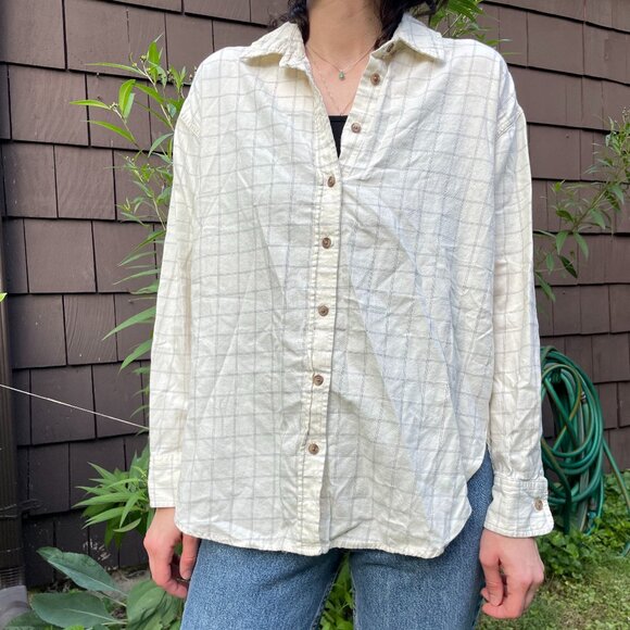 Universal Thread Oversized Plaid Buttondown Size S - Picture 1 of 4